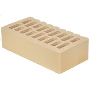 Кирпич БКЗ облицовочный Светлый с фаской 250х120х65мм М150 1НФ (480)