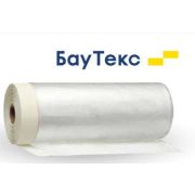 Плёнка защитная с клейкой лентой 1100 мм х 33 м (в упак. 25 шт) //Filmex BauTex