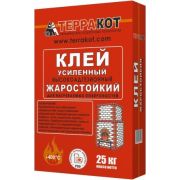 Клей жаростойкий усиленный  5кг 400С Терракот