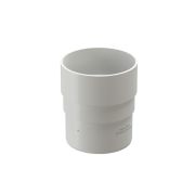 Муфта трубы соединительная водосточная ПВХ Пломбир Ø  86мм Premium Docke (63)